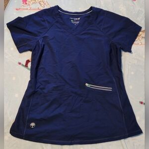Healing Hands HH360 Navy Scrub Top M